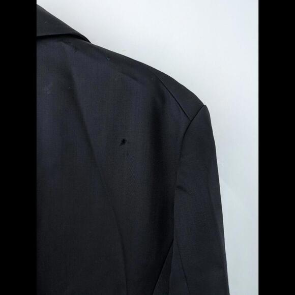 [SOLD] JOHN GALLIANO Men's Sz IT 54 US 44 XL Black Wool Gabardine Utility Jacket - Picture 14 of 15